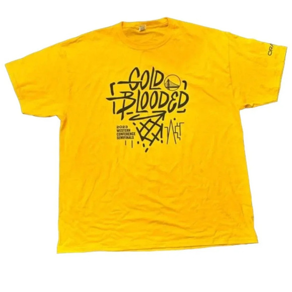 2023 Golden State Warriors Western Conference Semi Finals T Shirt size XL - Picture 1 of 7